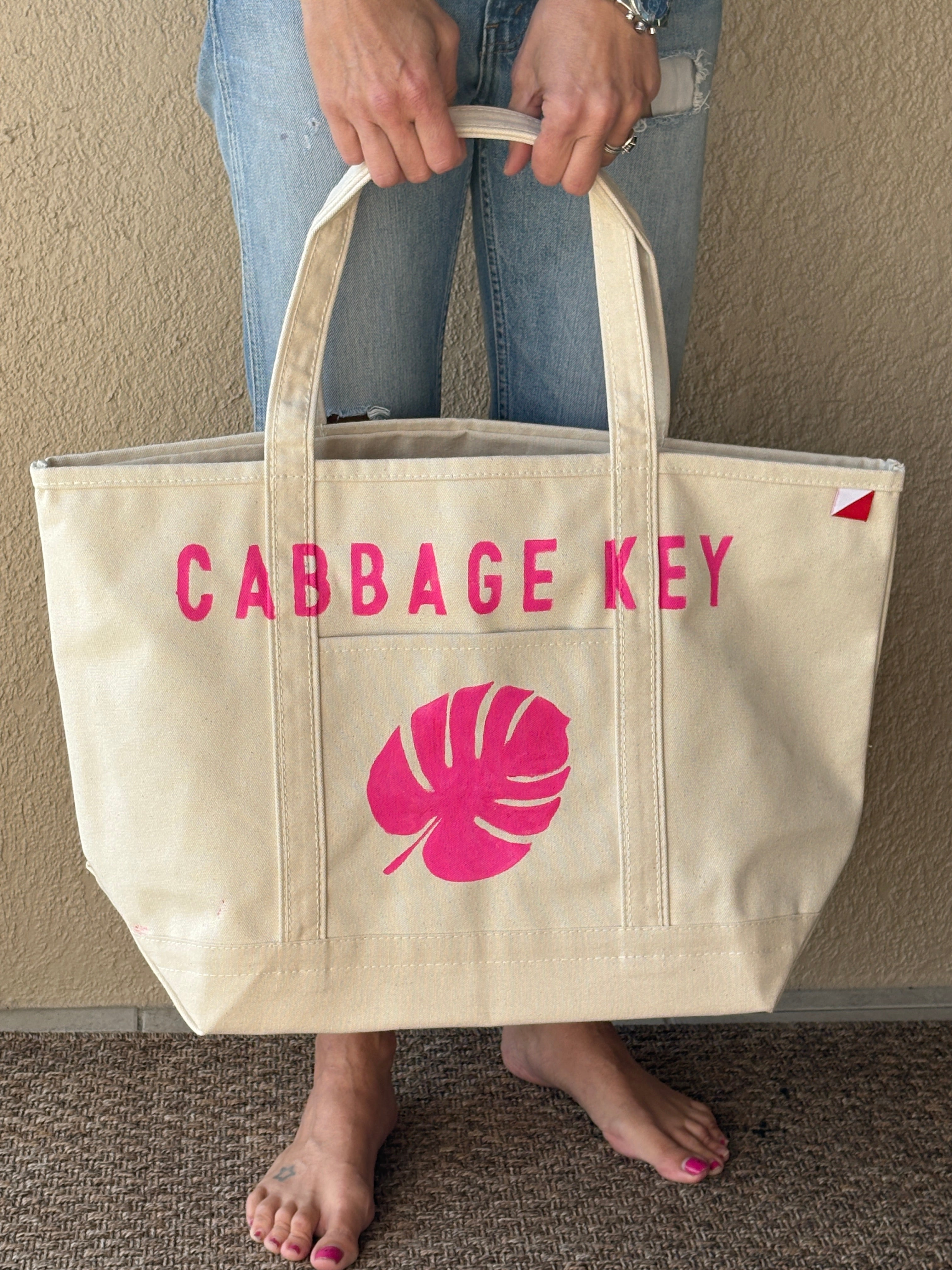 Cabbage Key Palm Leaf Tote