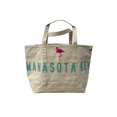 Manasota Key 🦩Large Tote