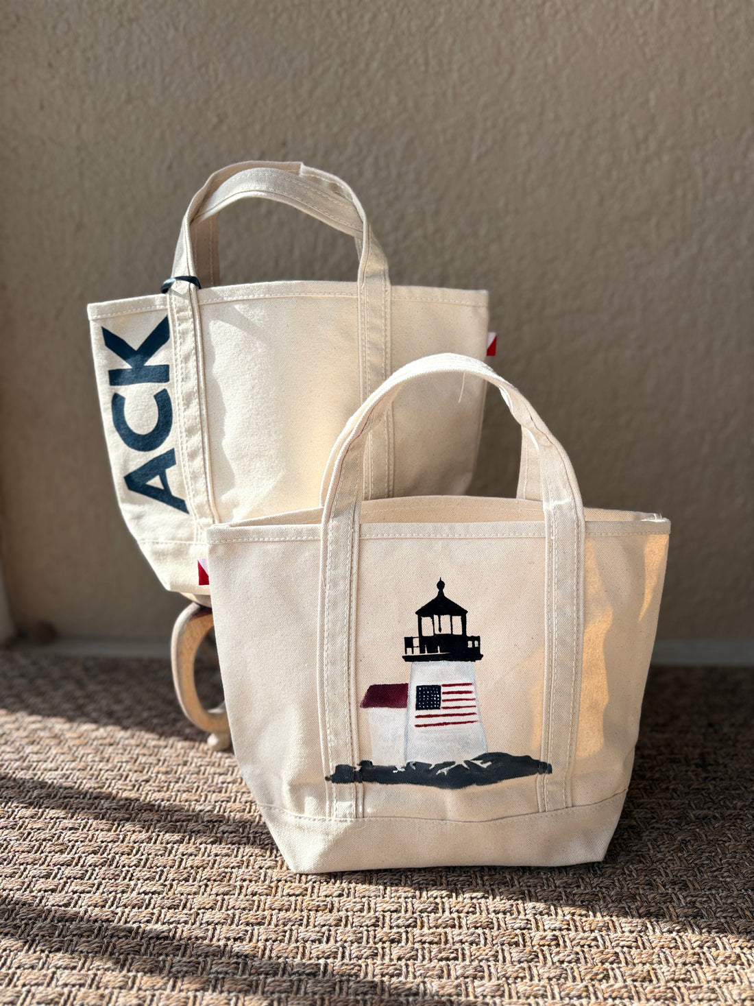 ACK mini lighthouse tote