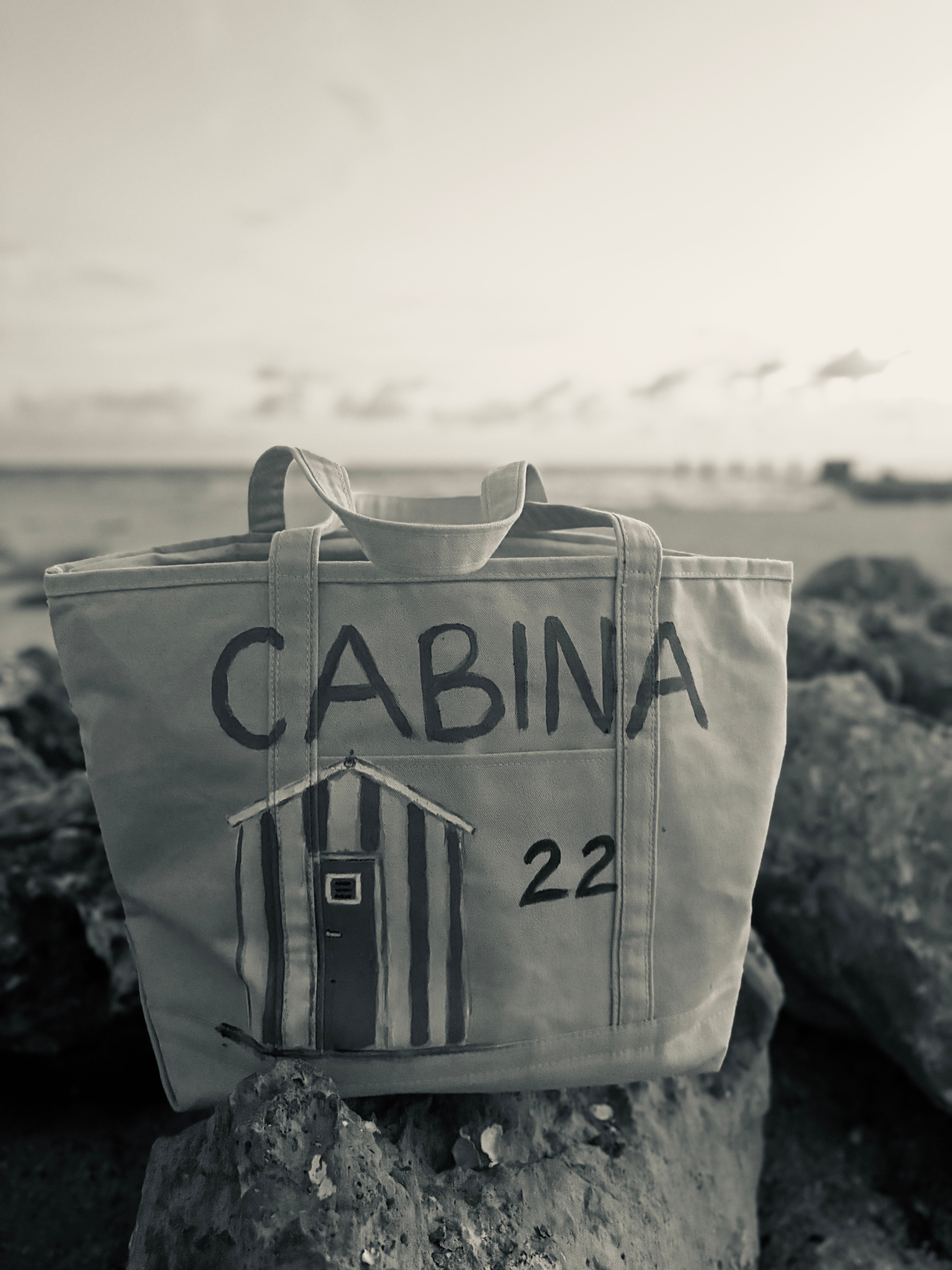 CABINA 22 | Hand Painted Large Boat & Tote