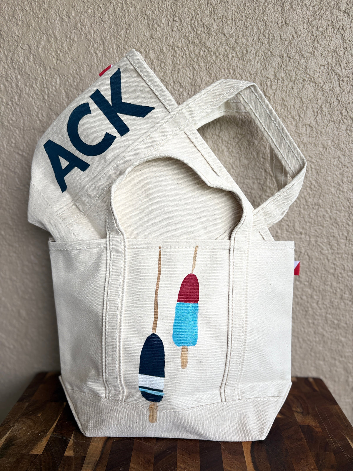 Nantucket mini tote buoy