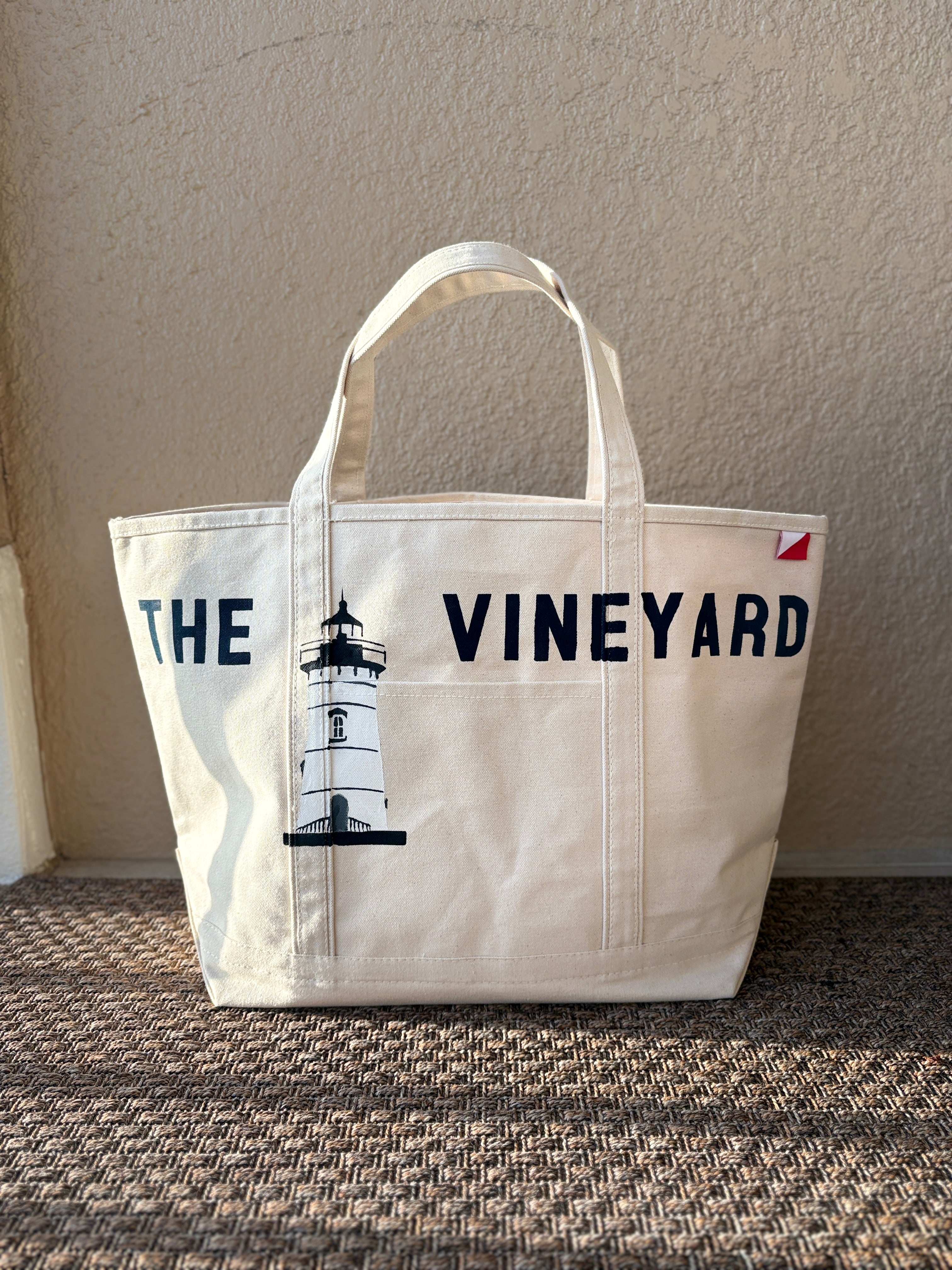 Edgartown Lighthouse Lrge Tote MV