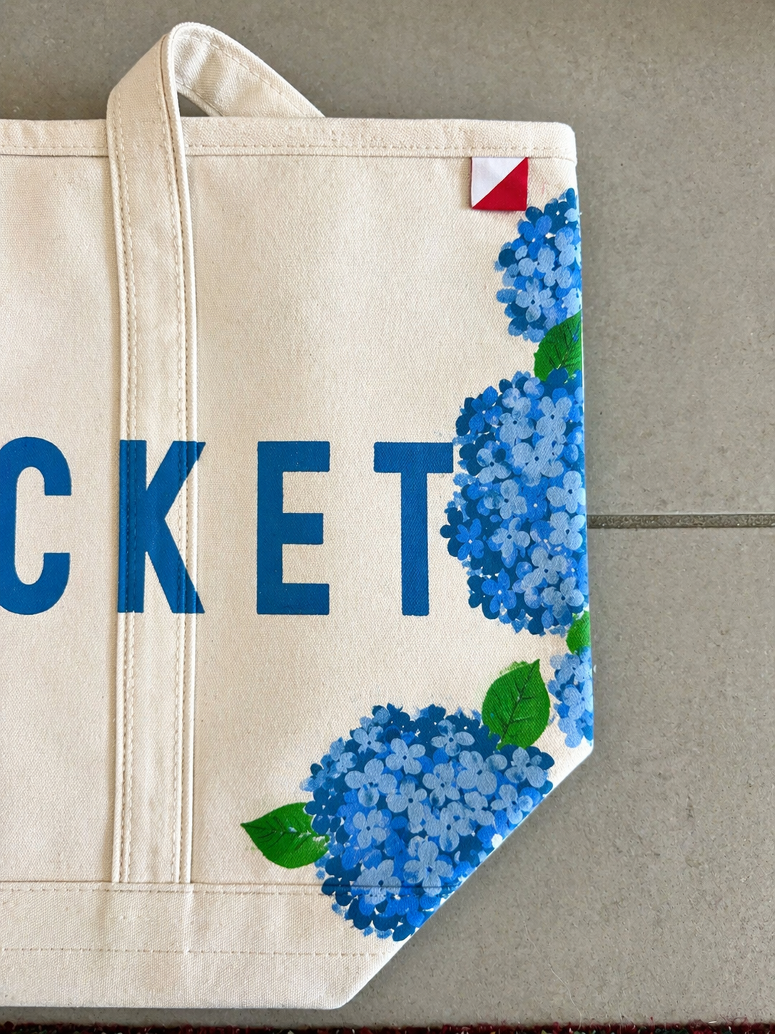 Nantucket Hydrangea Large Tote