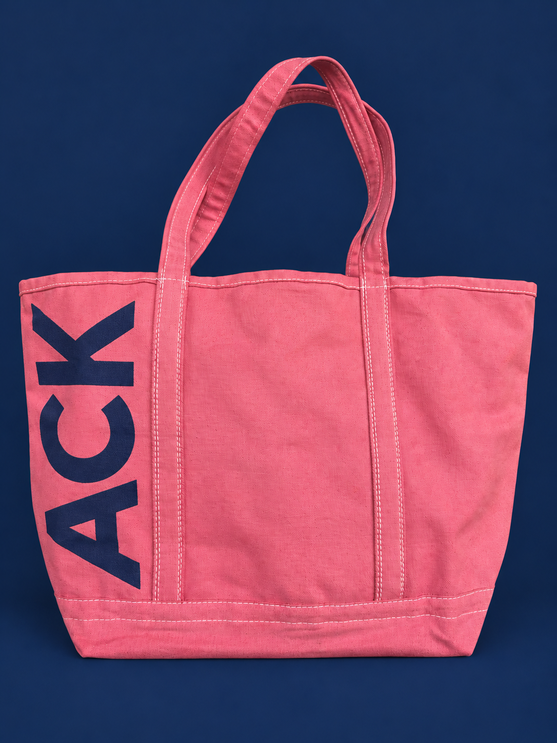 Nantucket hand-dyed hand-painted large tote