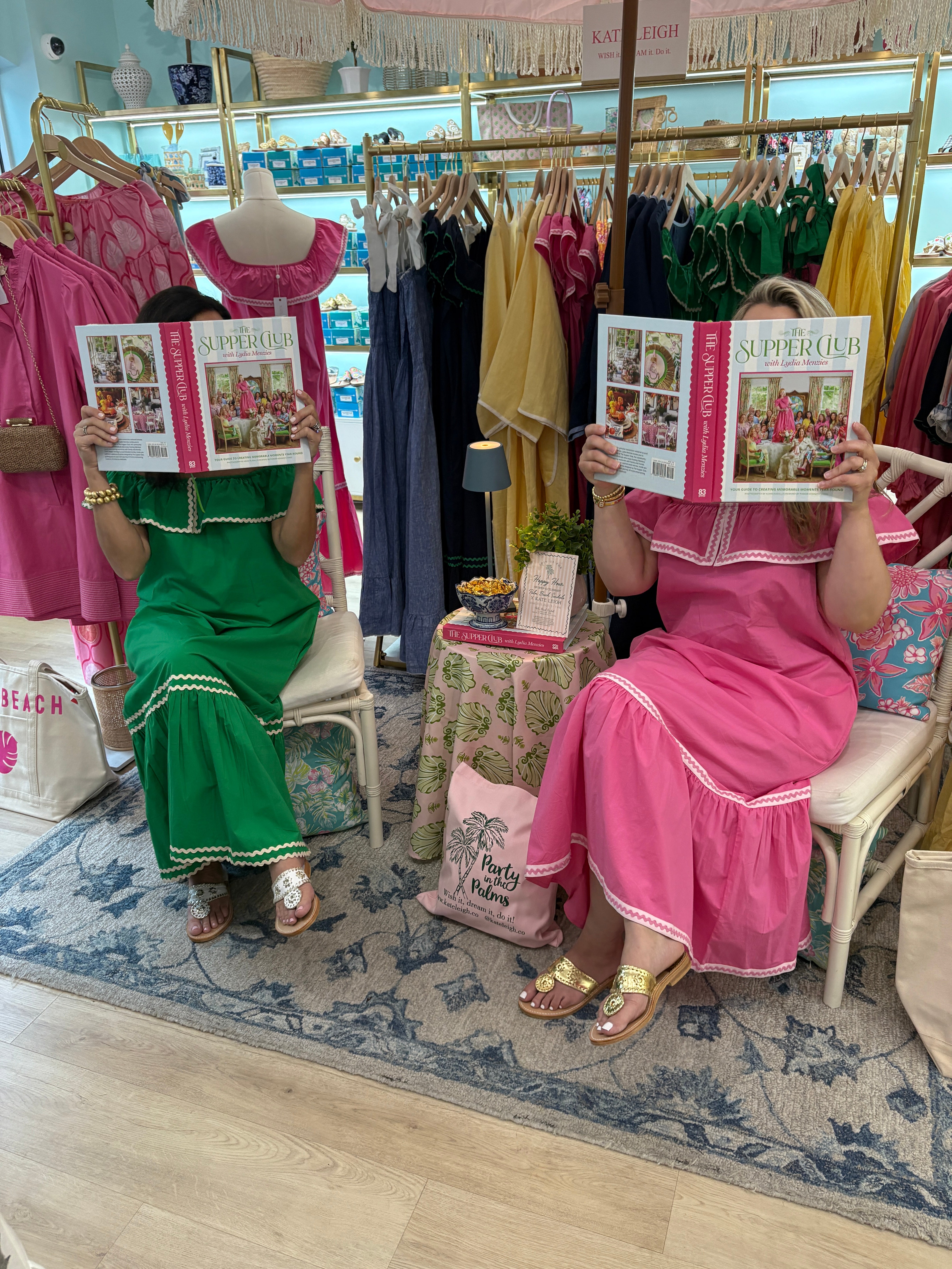 The Palm Beach Tote – Pink Palm Leaf Edition