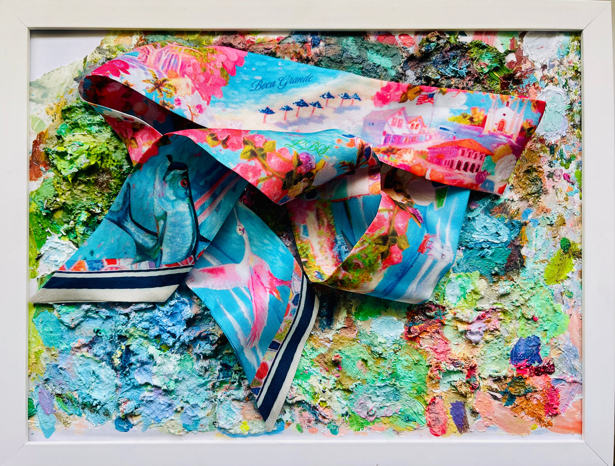 Boca Grande Silk Twilly | Made in Italy
