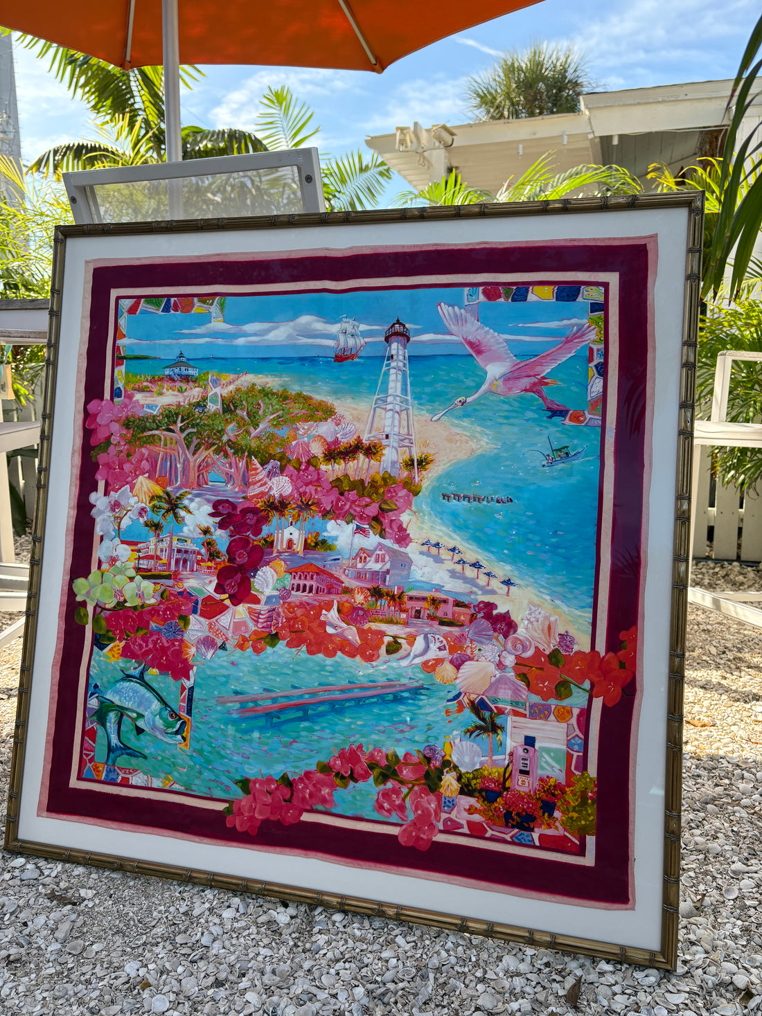The Framed Signature Scarf