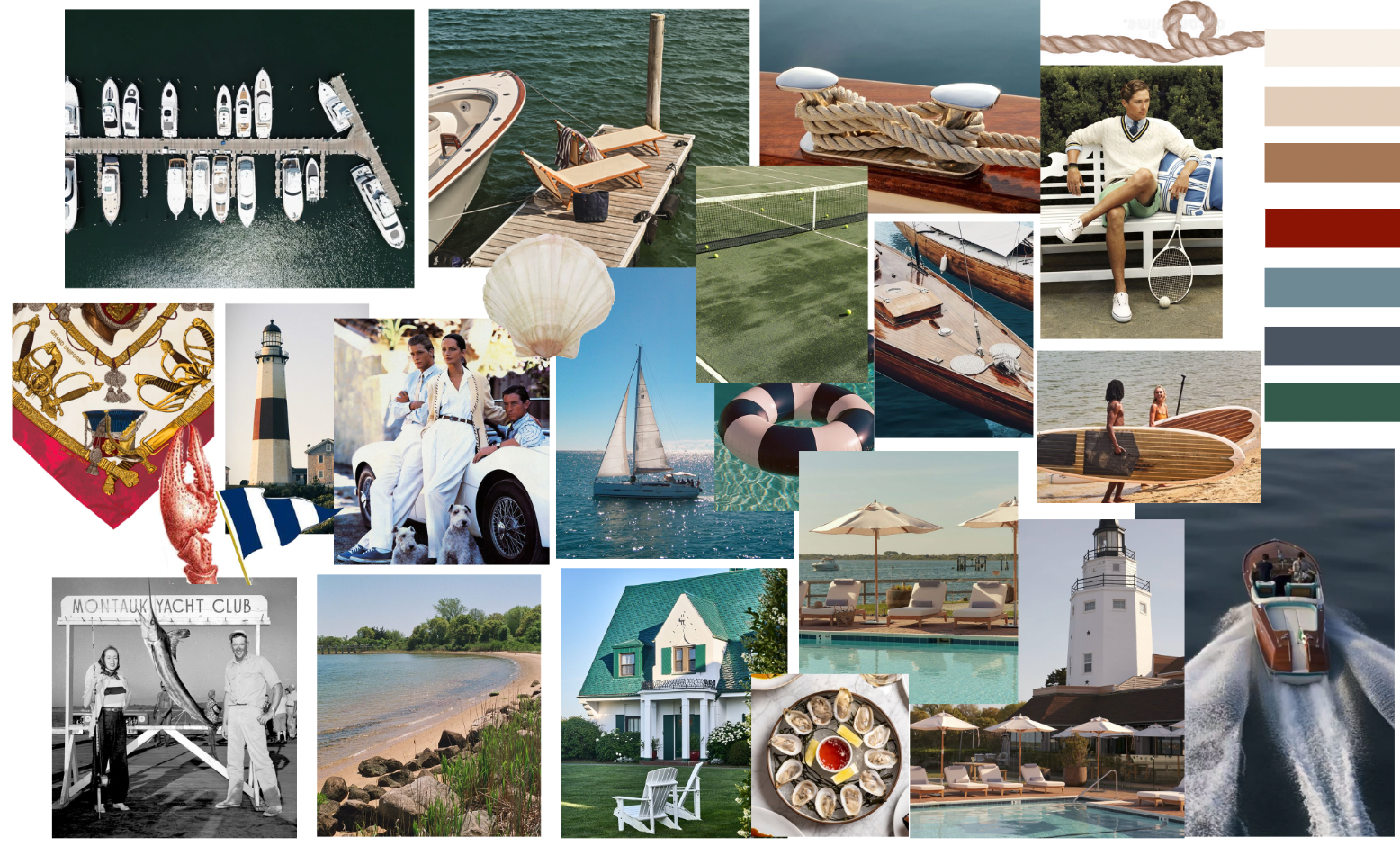 The Montauk Yacht Club Scarf