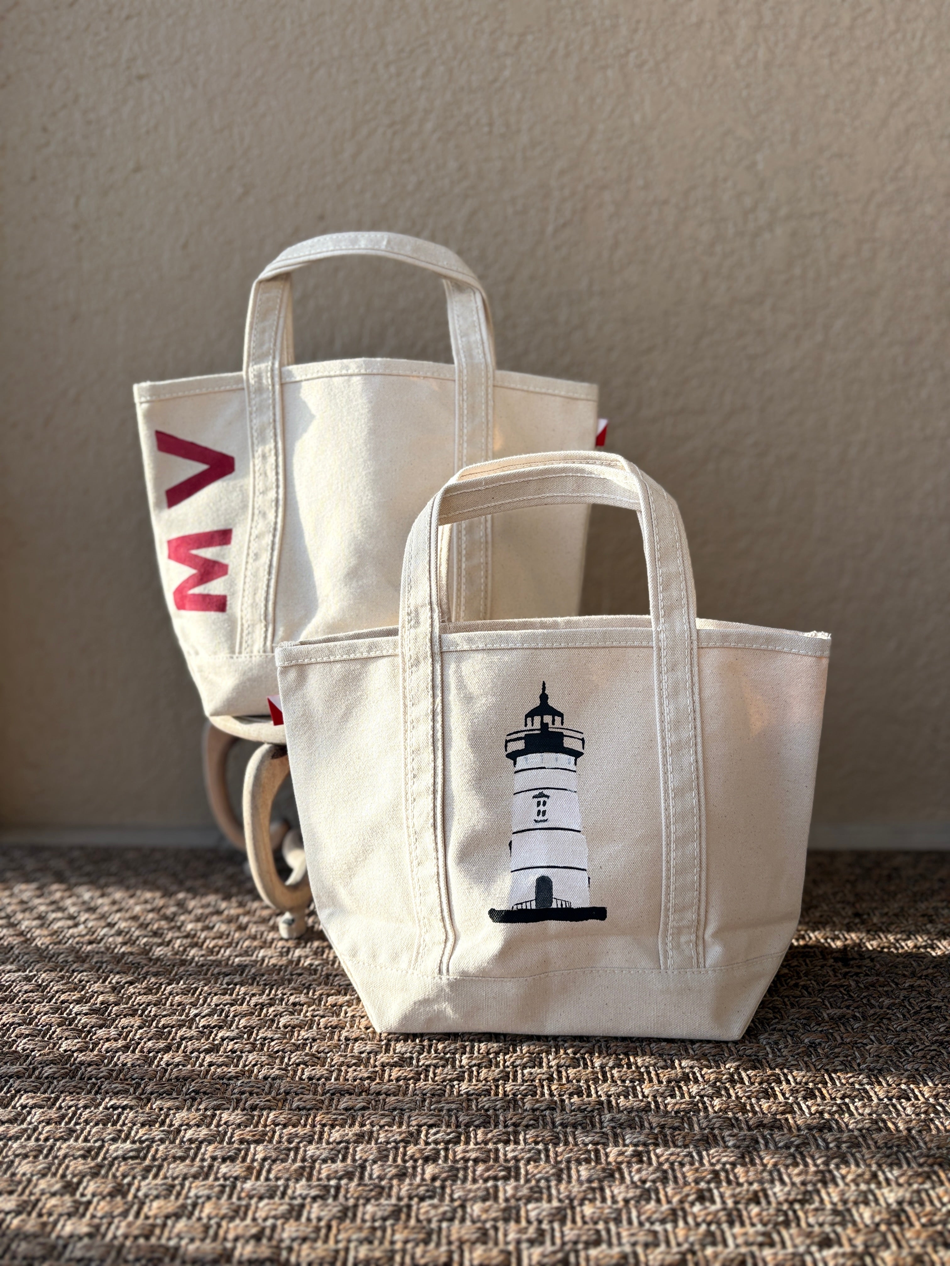 Edgartown Lighthouse MV mini tote