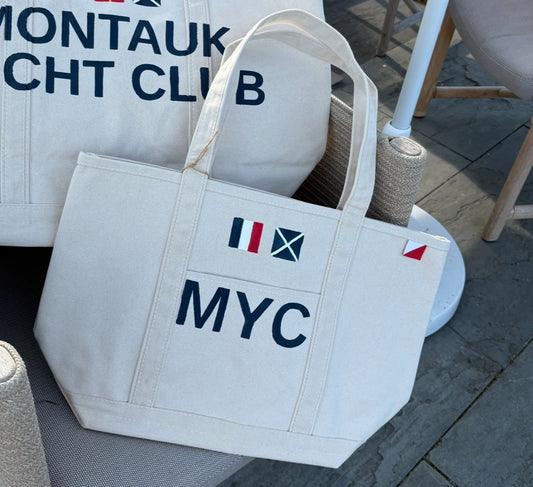 Limited Edition Montauk Yacht Club Medium sized tote