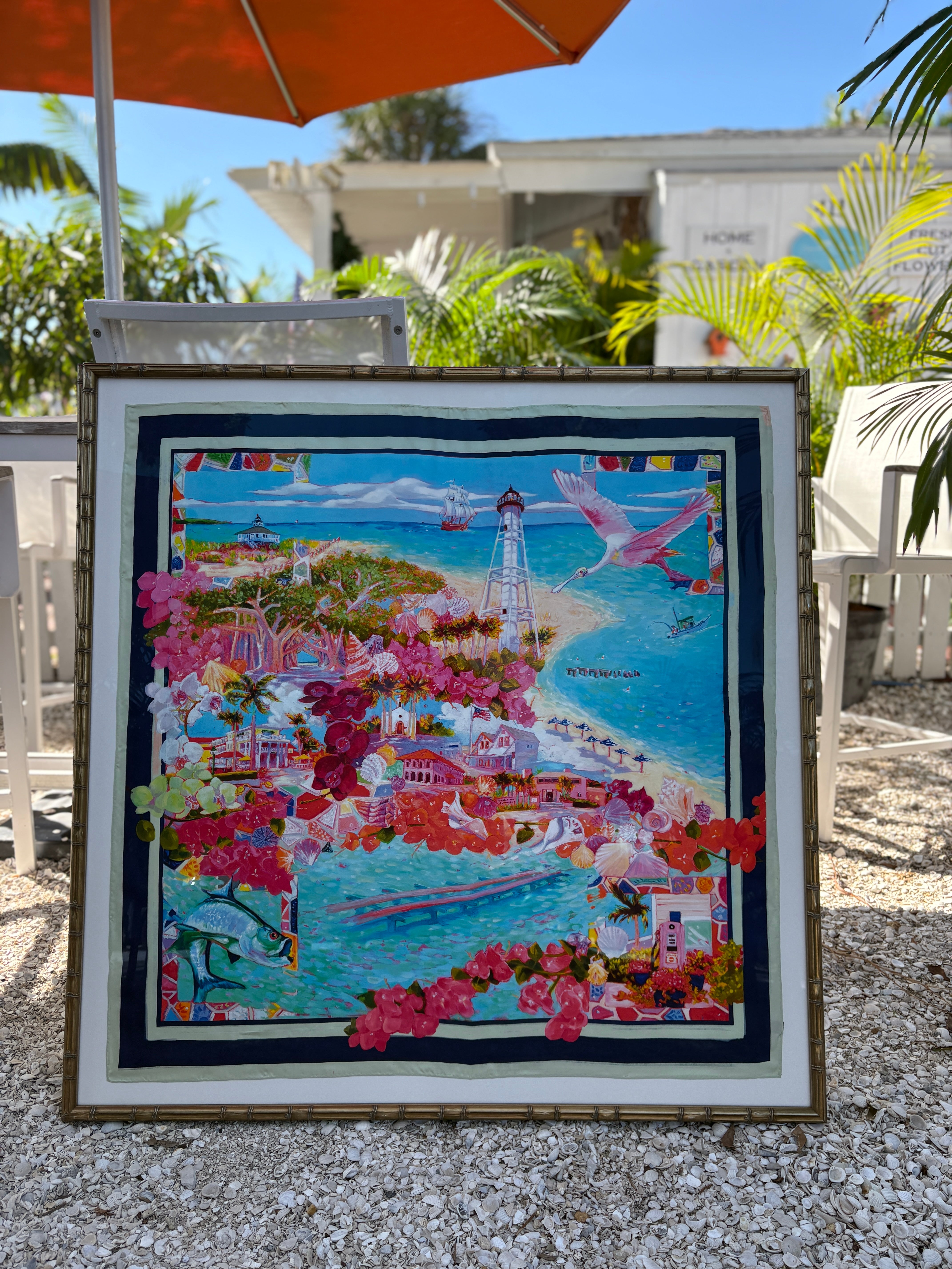 The Framed Signature Scarf