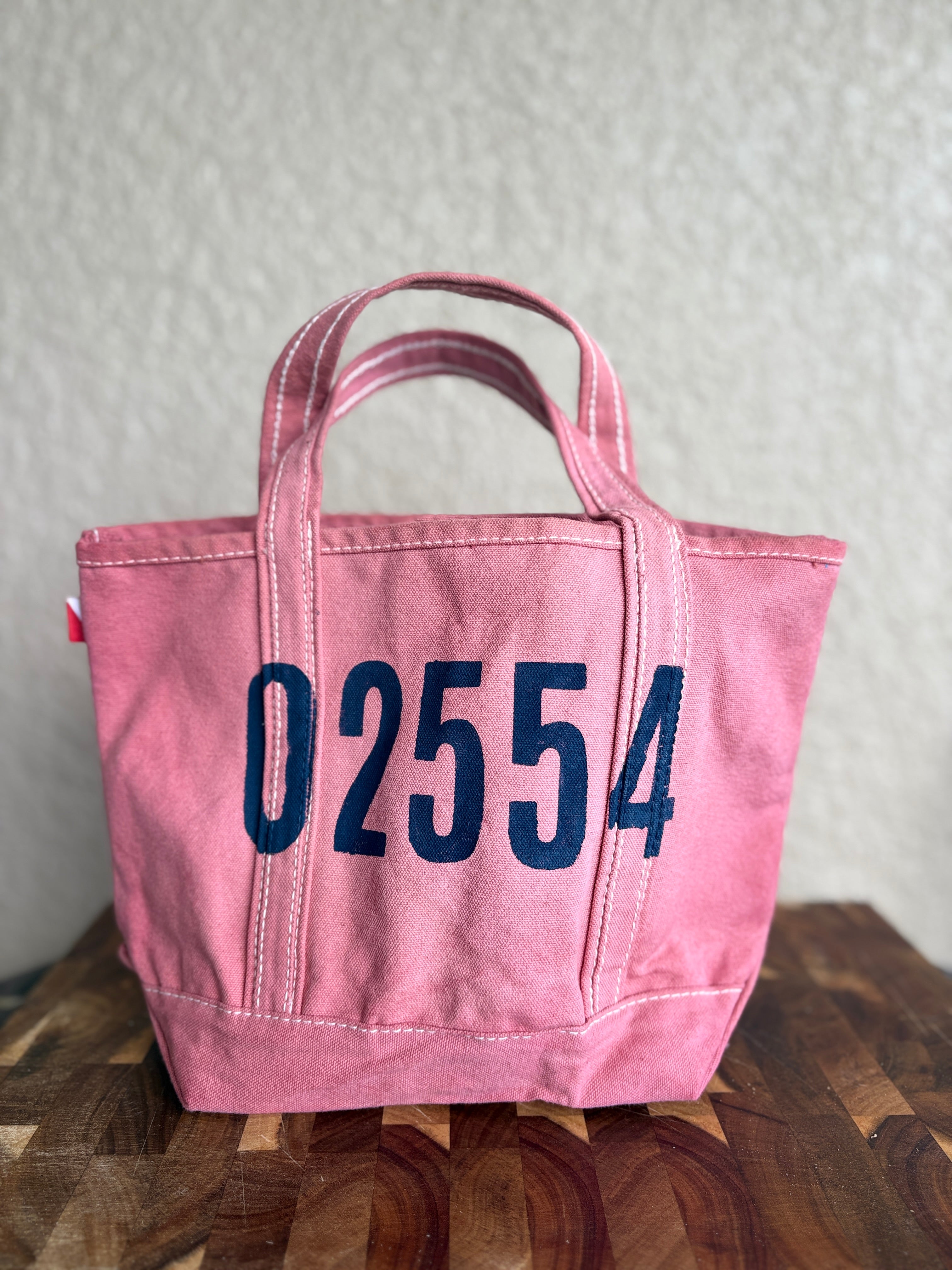 02554 Zip Code ACK Washed Red Mini Tote