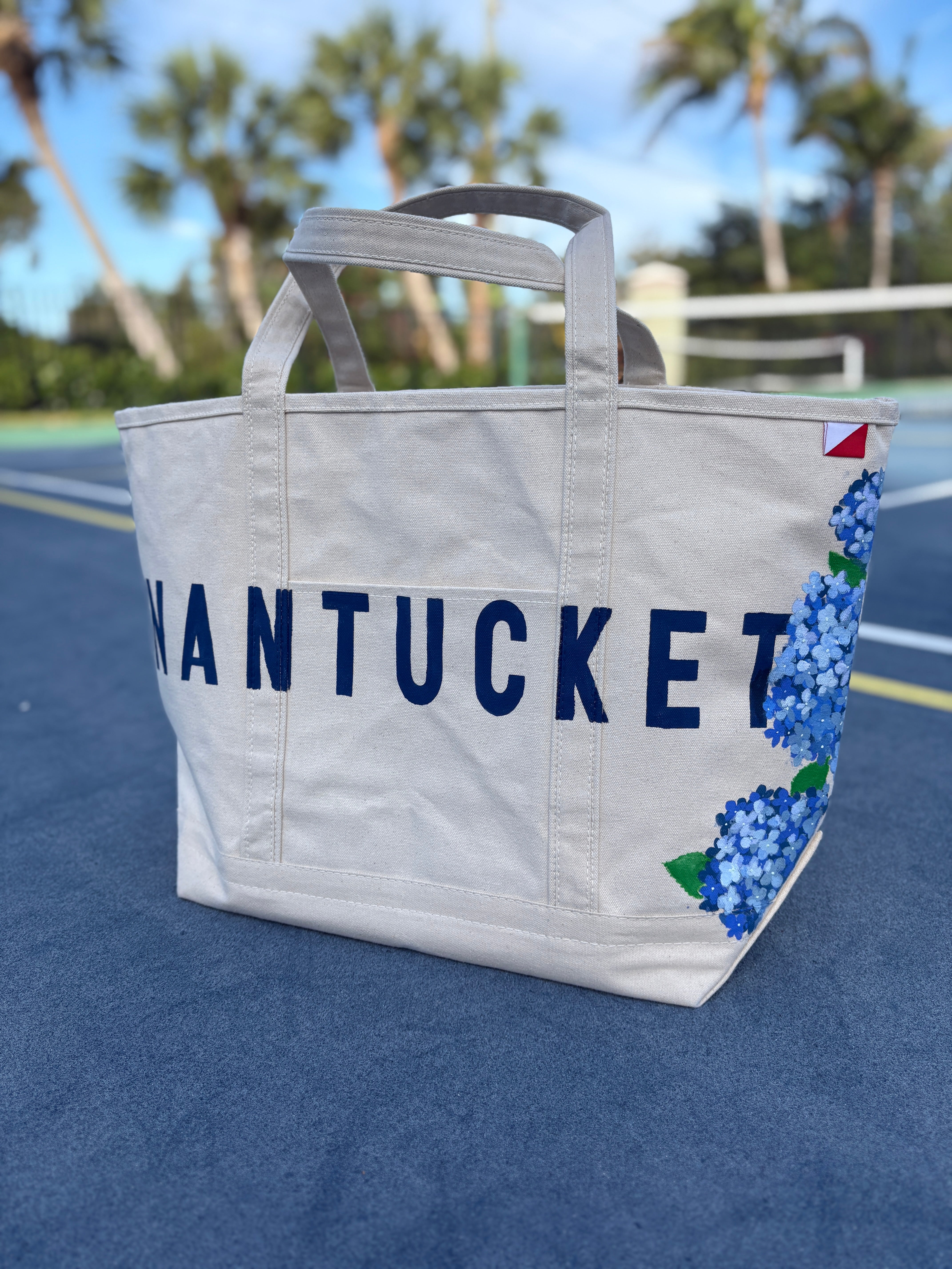 Nantucket Hydrangea Large Tote