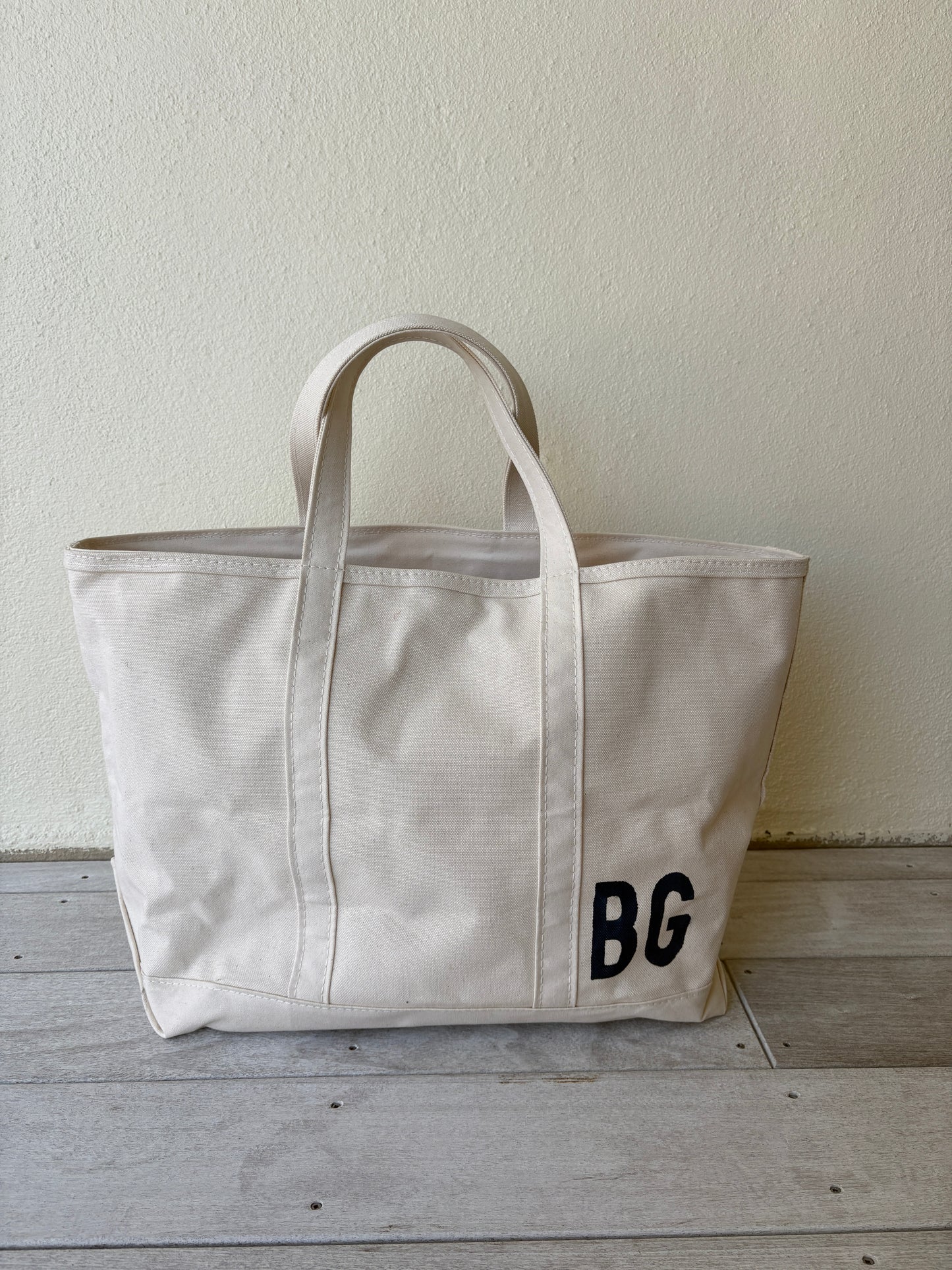 Navy BG Coordinates Tote