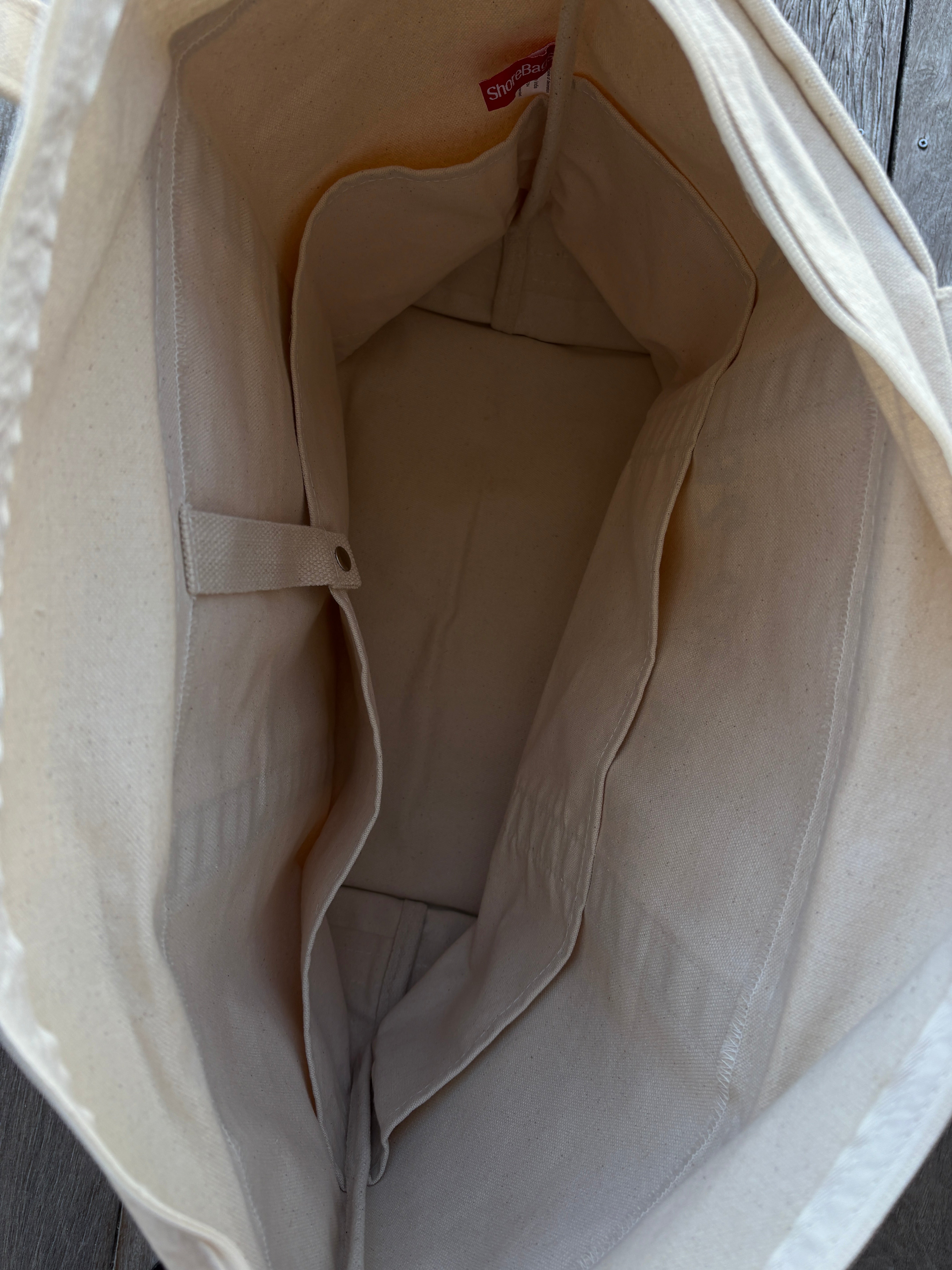 Boca Grande Coordinates Large Tote in Nautical Navy