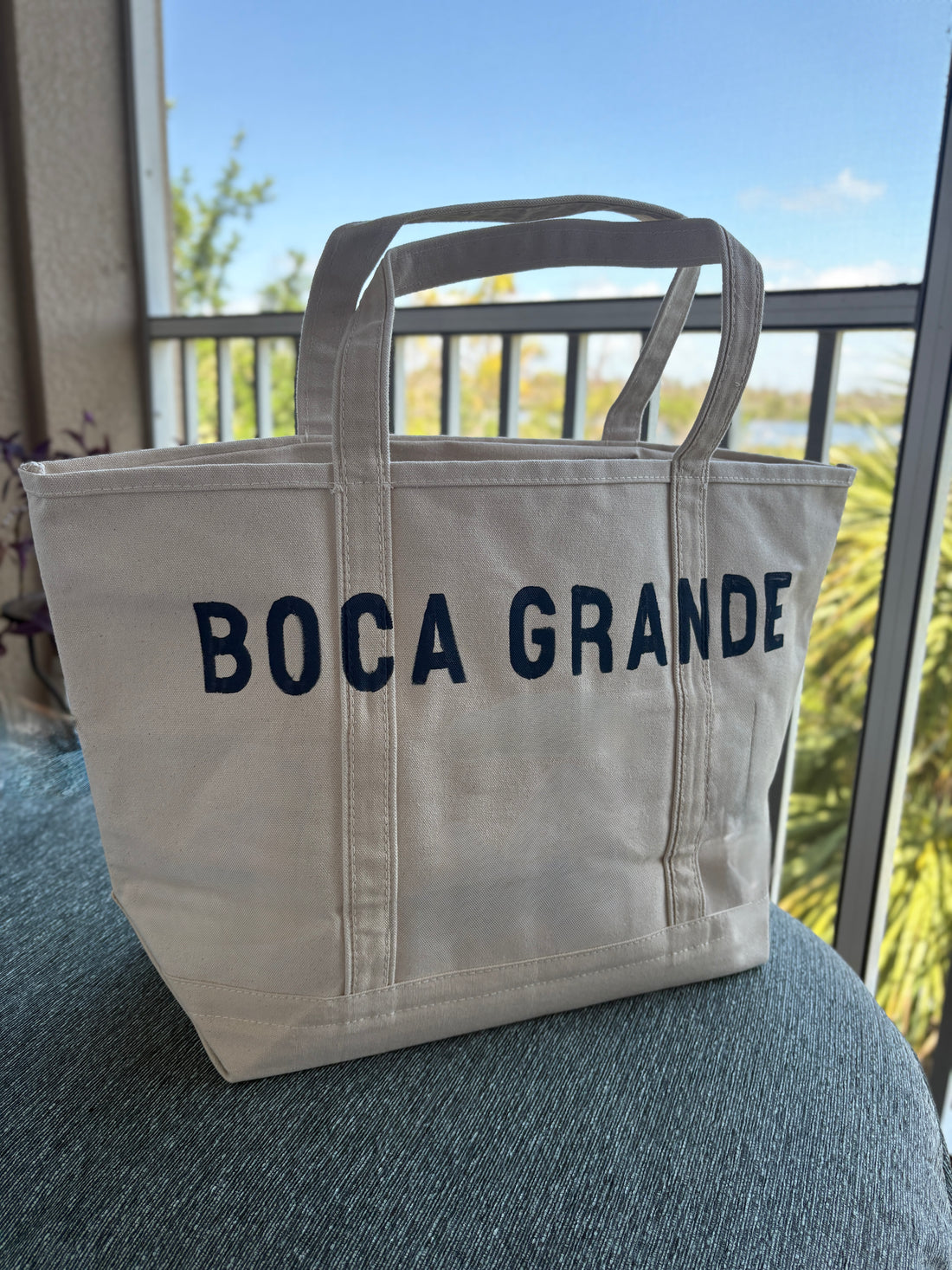 33921: Boca Grande Hand-Painted Tote