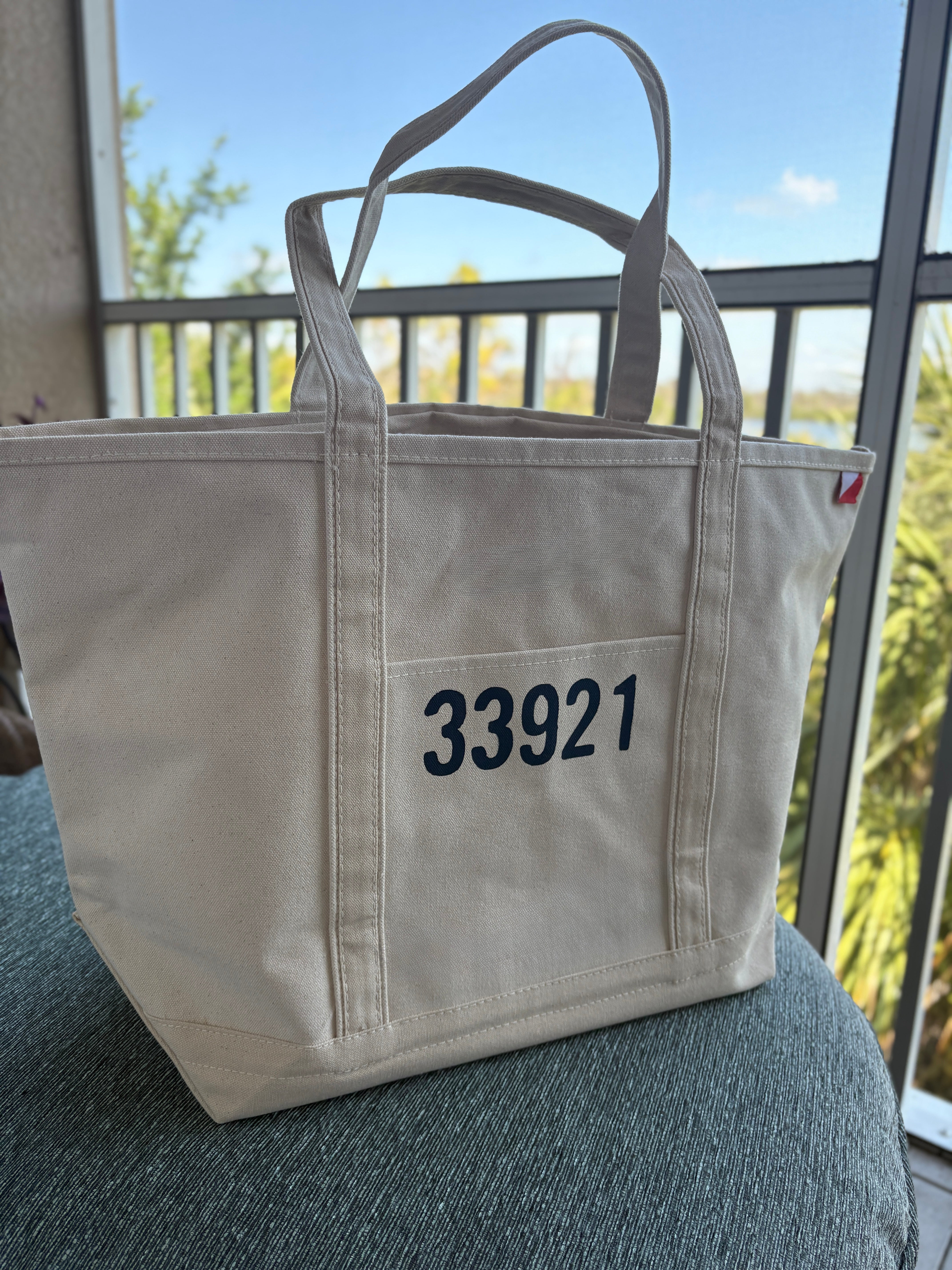 33921: Boca Grande Hand-Painted Tote