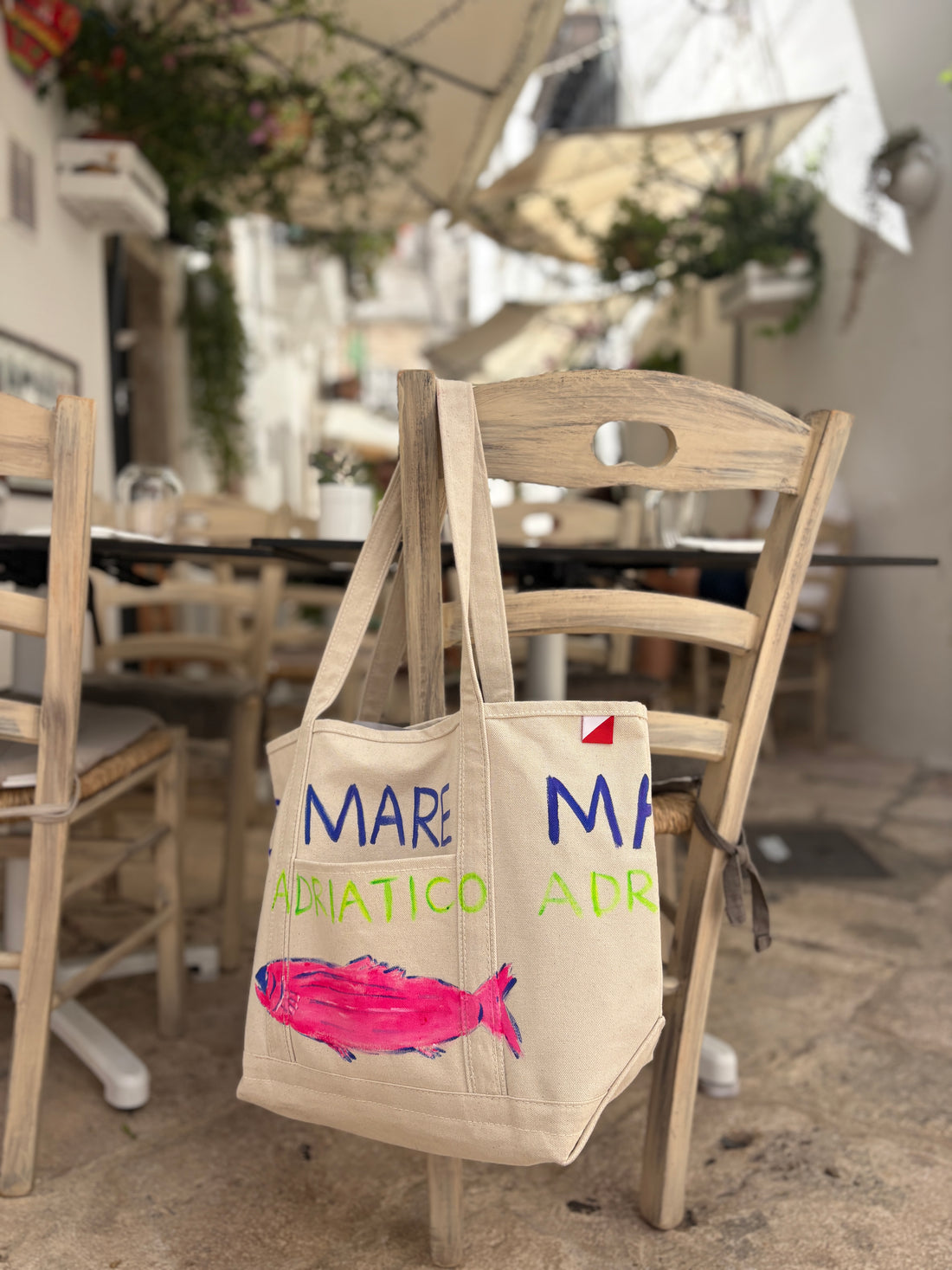Custom Hand-Painted Medium Tote