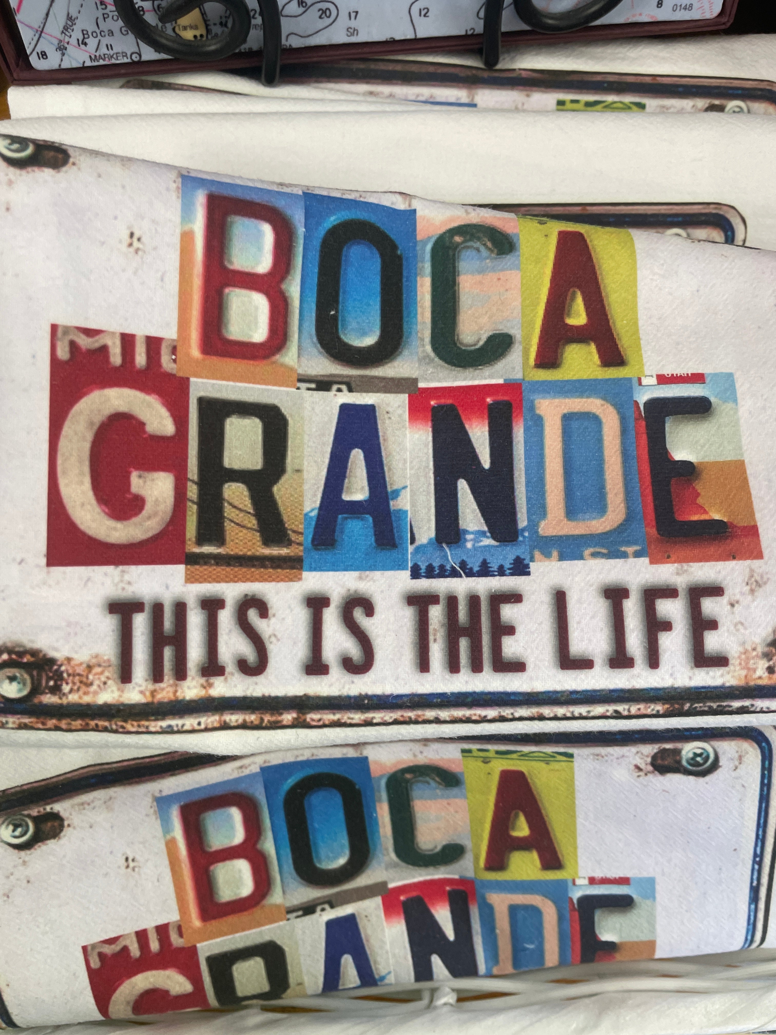 33921: Boca Grande Hand-Painted Tote