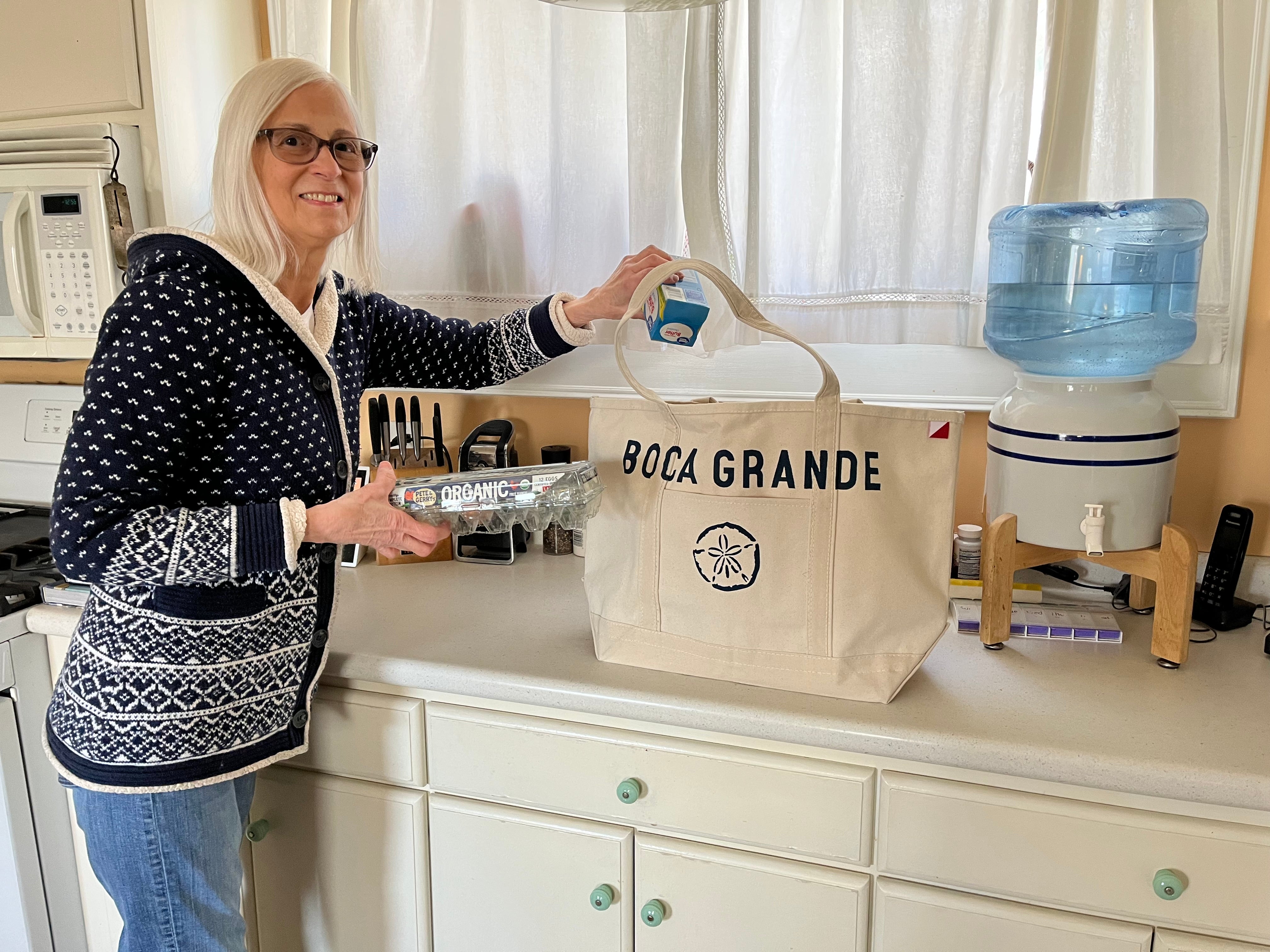 Boca Grande Sand Dollar Large Tote