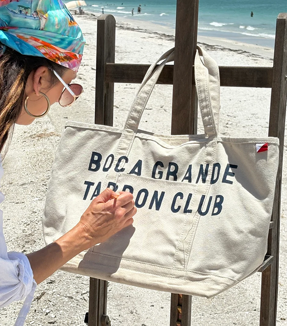 Hand-painted tote bags
